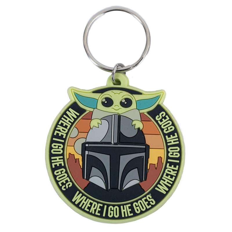Star Wars: The Mandalorian Grogu & Mando PVC Keyring collectible from Infinity Collectables 2026