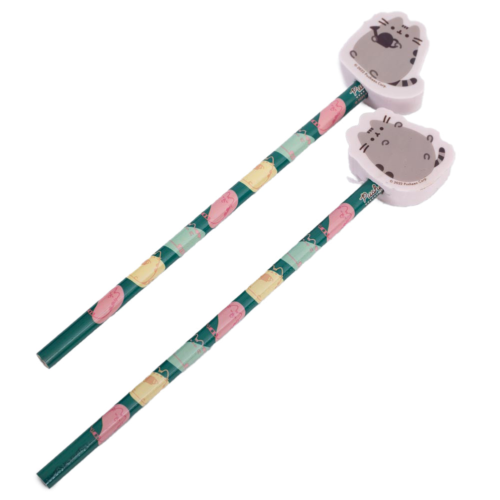 Pusheen 2-Pack Pencil & Topper Set