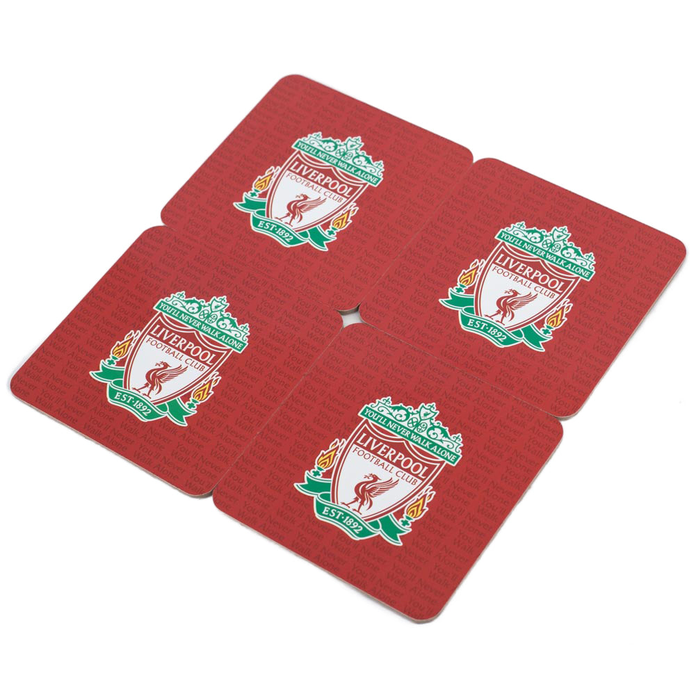 Liverpool FC 4-Pack Cork Coaster