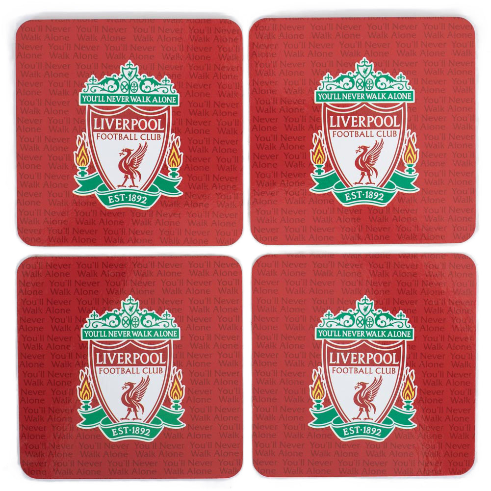 Liverpool FC 4-Pack Cork Coaster