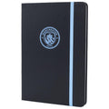 Manchester City FC Classic Notebook, close-up detail