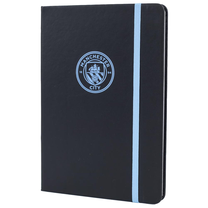 Manchester City FC Classic Notebook, close-up detail