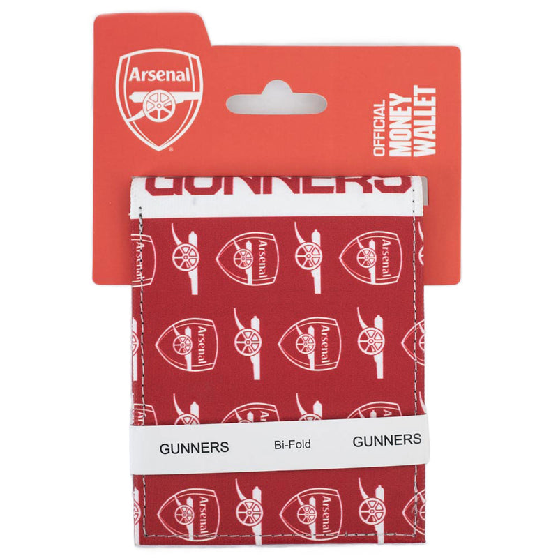 Arsenal FC Coloured Icon Wallet, rear view