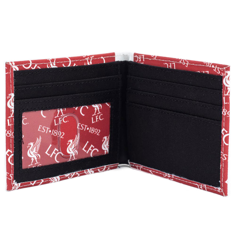 Liverpool FC Coloured Icon Wallet, close-up detail