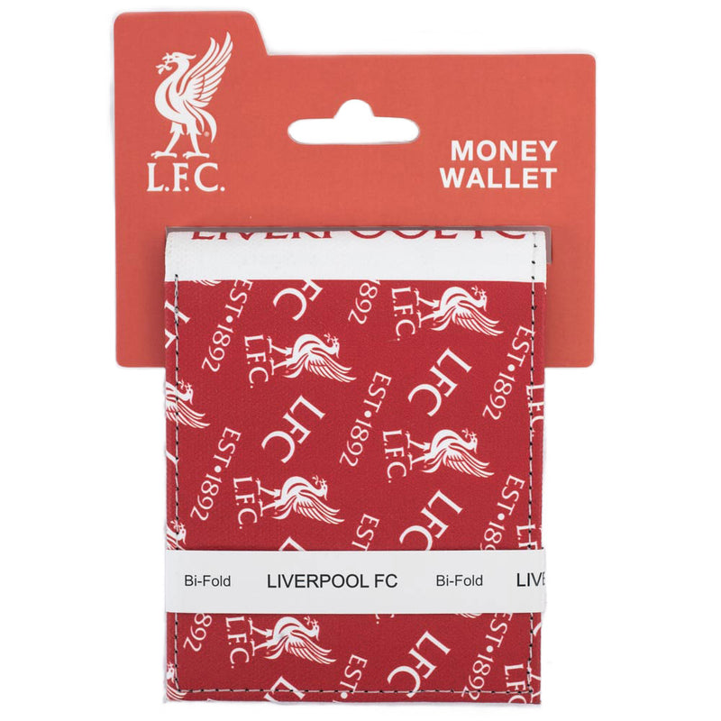 Liverpool FC Coloured Icon Wallet, rear view