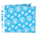 Manchester City FC Coloured Icon Wallet, side angle