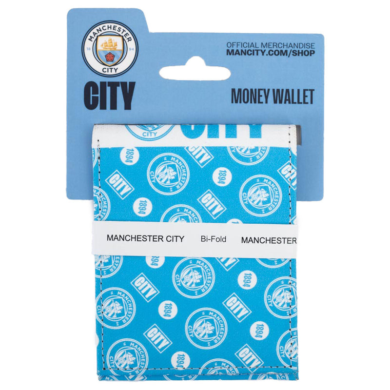 Manchester City FC Coloured Icon Wallet, rear view