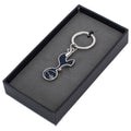 Tottenham Hotspur FC Boxed Crest Keyring, side angle