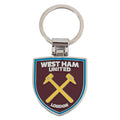 West Ham United FC Boxed Crest Keyring