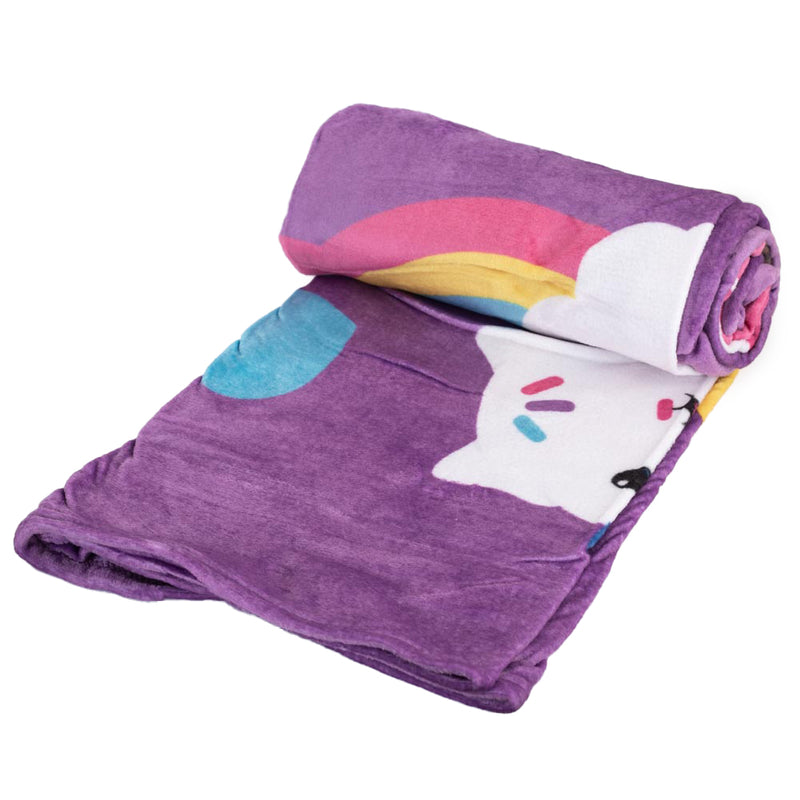 Gabby's Dollhouse Premium XL Fleece Blanket, side angle
