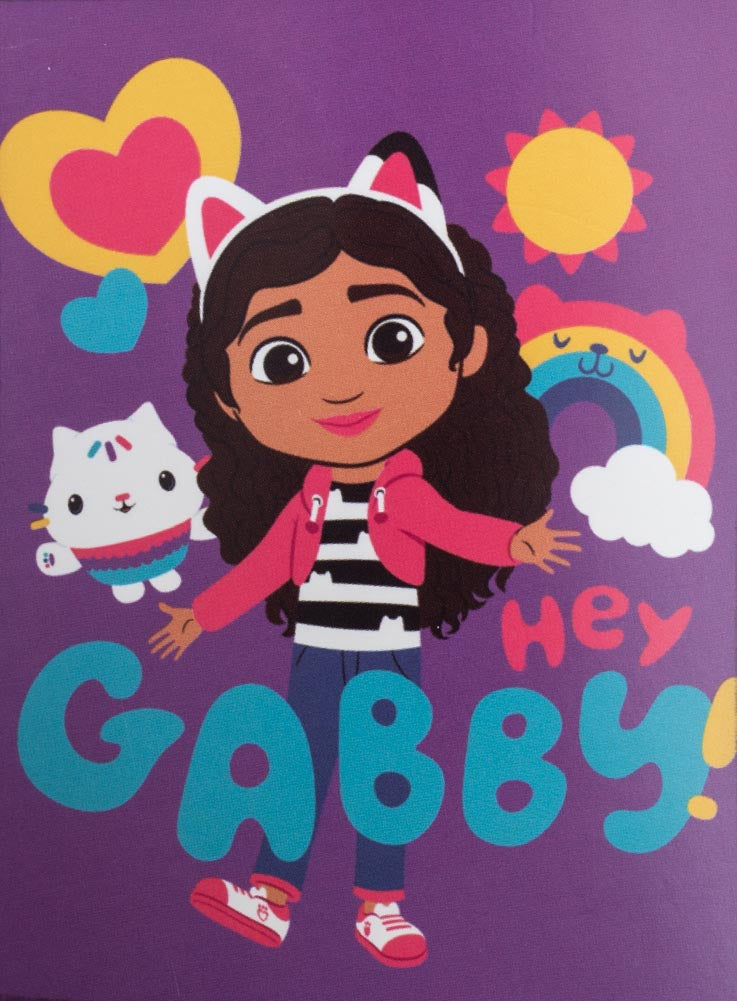 Gabby's Dollhouse Premium XL Fleece Blanket, rear view