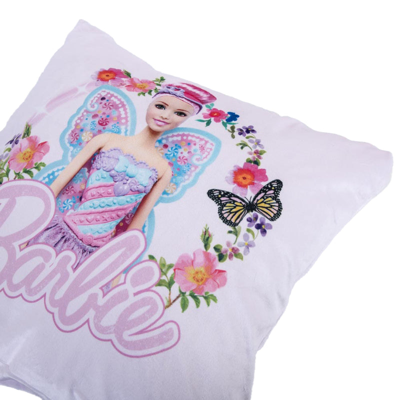 Barbie Princess Velvet Feel Cushion, side angle