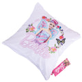 Barbie Princess Velvet Feel Cushion, close-up detail