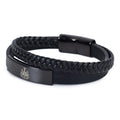 Newcastle United FC Black IP Leather Bracelet collectible from Infinity Collectables 2026