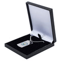 Manchester City FC Colour Crest Dog Tag & Chain, close-up detail