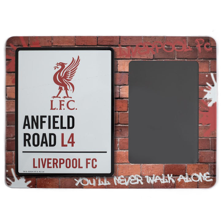 Liverpool Anfield Road Picture Frame Sign