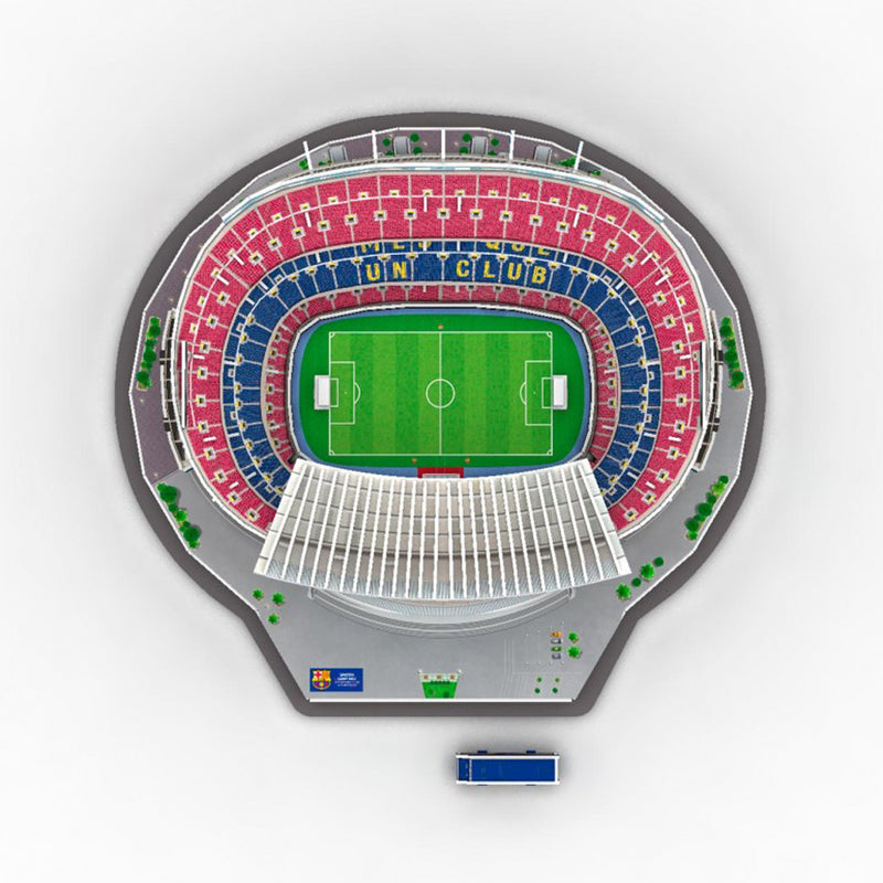 FC Barcelona 3D Stadium Puzzle, side angle