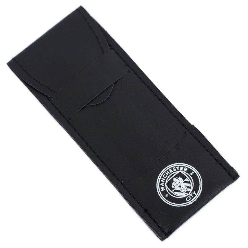 Manchester City FC Darts Set, close-up detail