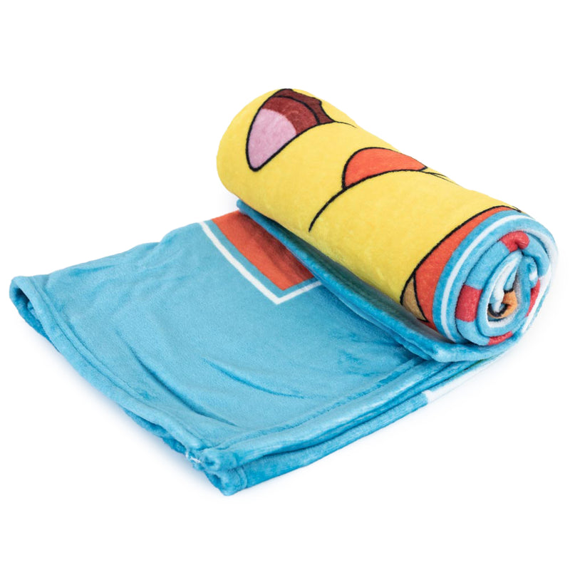 Pokemon Dream Team Fleece Blanket, side angle