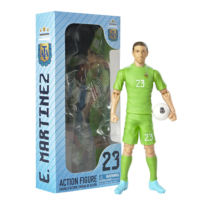 Emiliano Martínez Argentina 8 Action Figure, in display