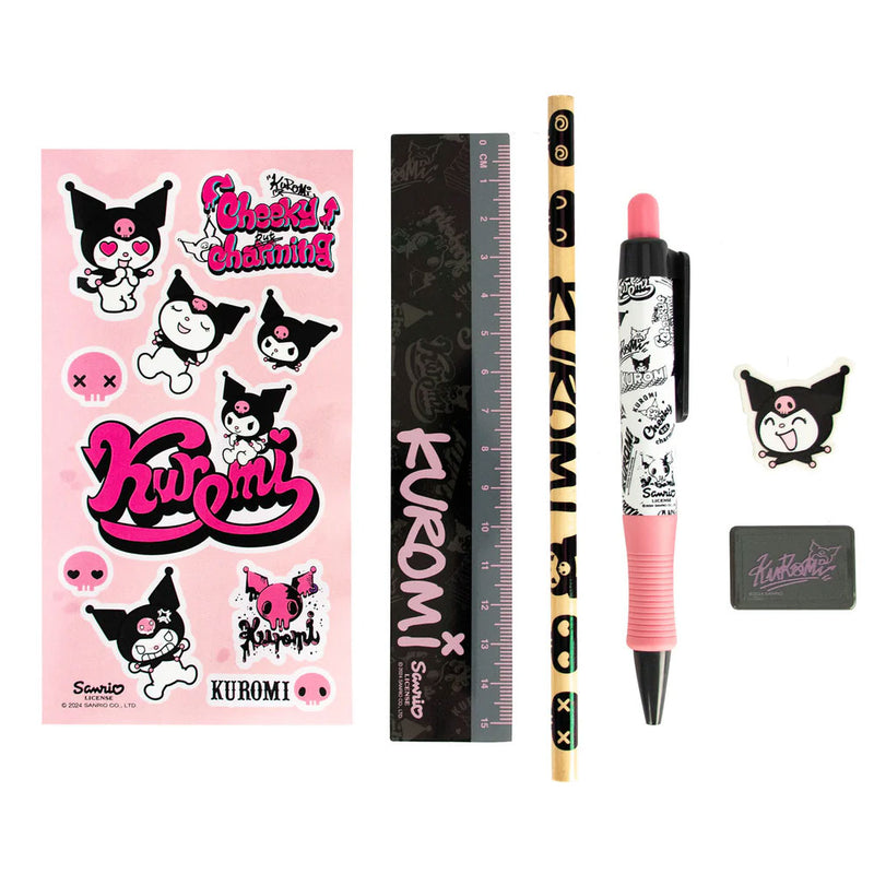 Infinity Stationery Kuromi 6pc Stationery Set – Infinity Collectables