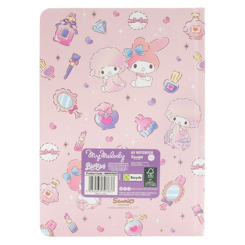 My Melody Notebook, side angle