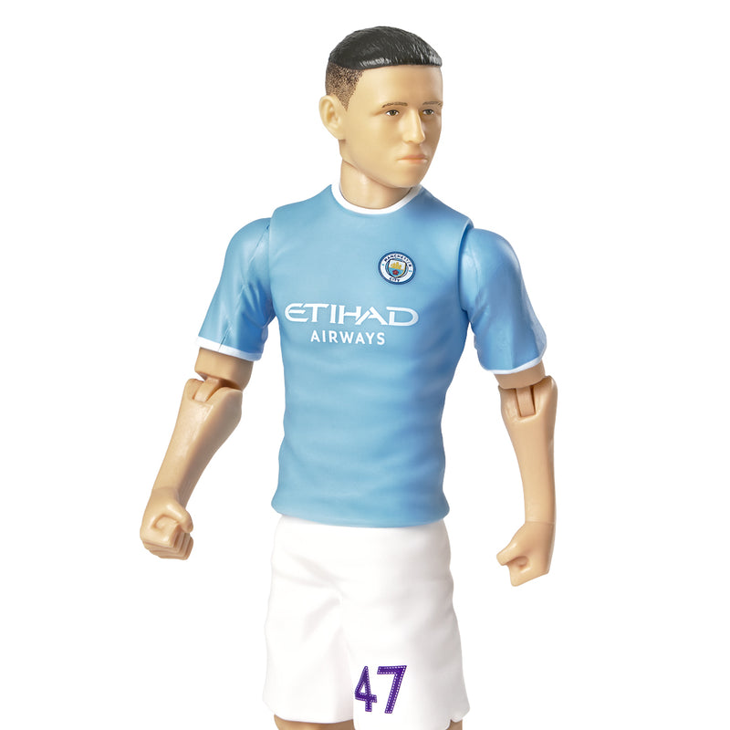 Manchester City FC Foden 20cm Action Figure, side angle