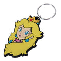 Super Mario Princess Peach PVC Keyring, side angle