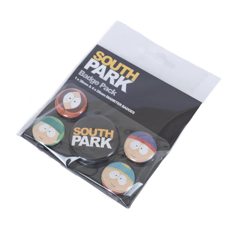 South Park Button Badge Set, side angle