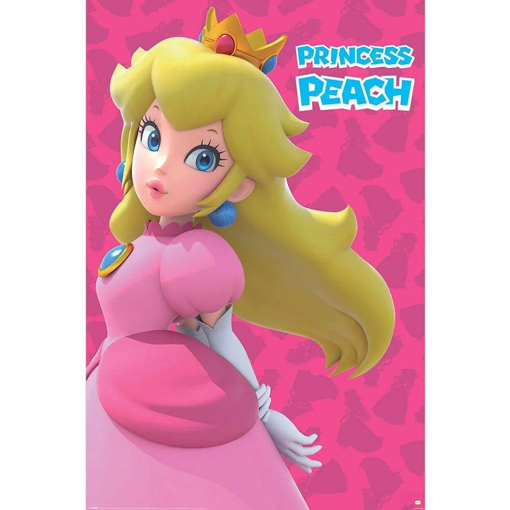 Super Mario Princess Peach Poster