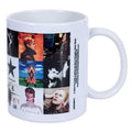 David Bowie Album Collage Mug, close-up detail