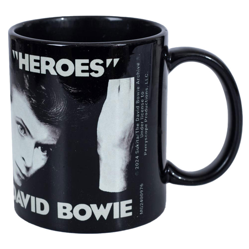David Bowie Heroes Mug, close-up detail