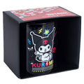 Kuromi Punk Vibes 315ml Black Ceramic Mug, side angle
