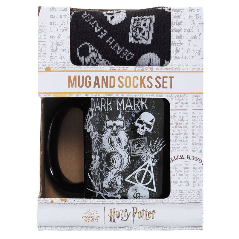 Harry Potter Dark Arts Mug & Sock Set, rear view