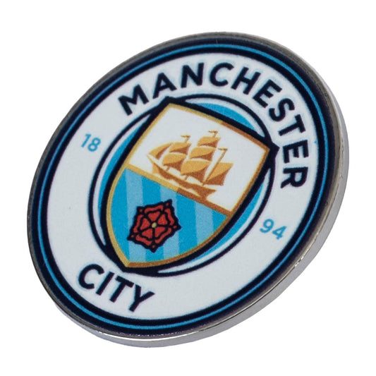 Manchester City FC Club Crest Pin Badge, alternate view