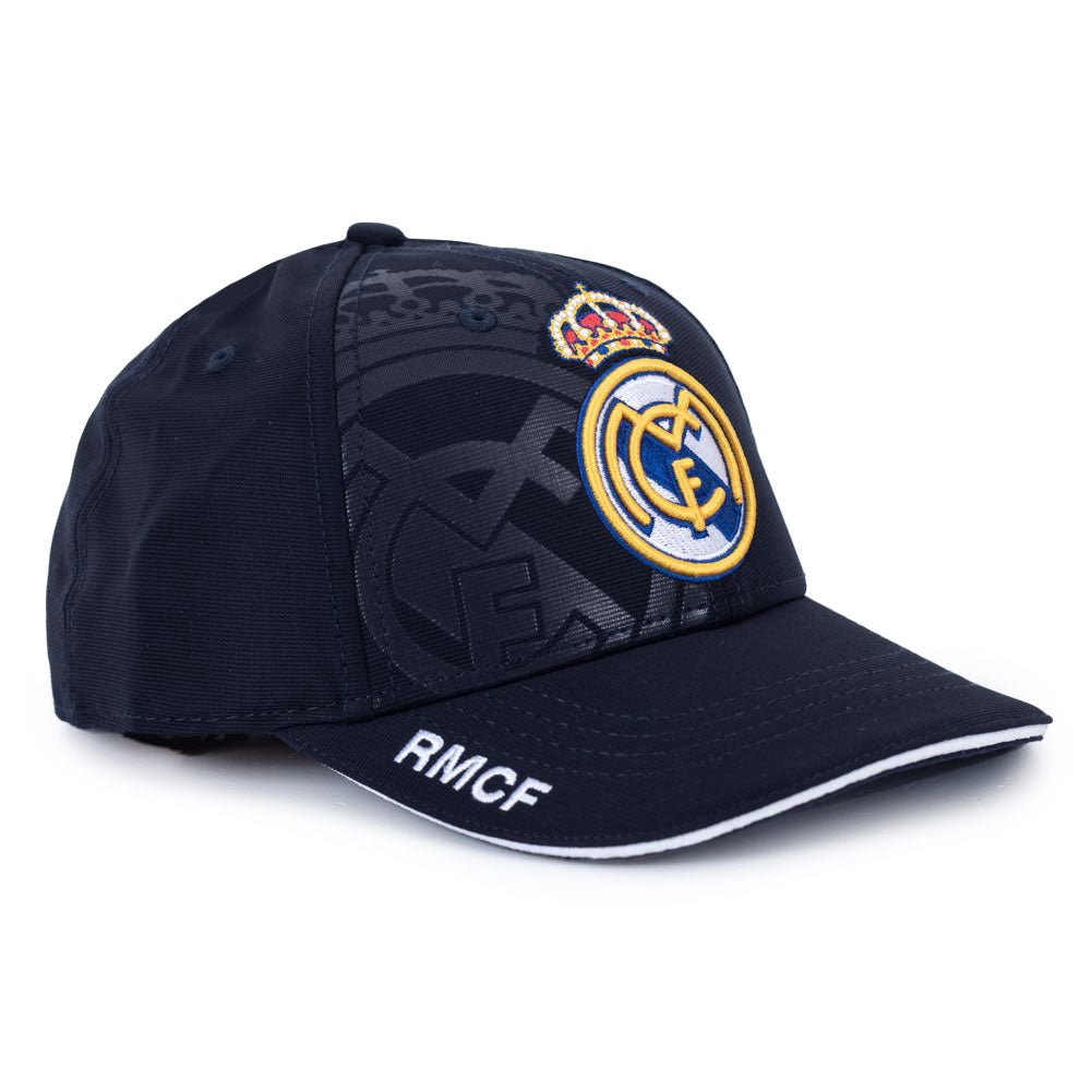 Real Madrid FC Navy Debossed Cap