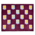Aston Villa FC Multi Crest Fleece Blanket