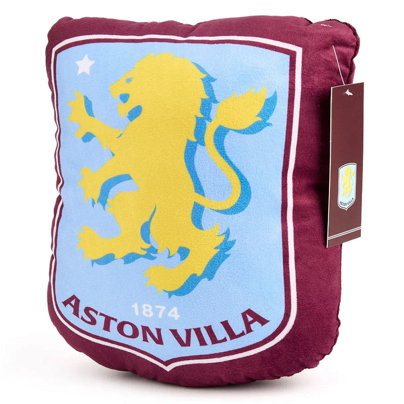 Aston Villa FC Crest Cushion, rear view