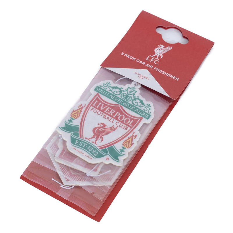 Liverpool Crest 3-Pack Air Freshener, side angle