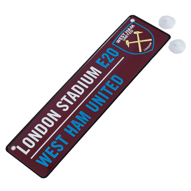West Ham United FC Colour Window Sign, alternate view