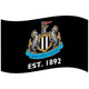 Newcastle United FC Established Flag