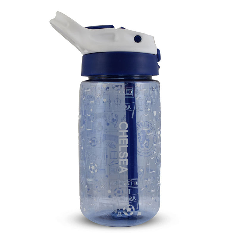 Chelsea FC Junior Water Bottle, side angle