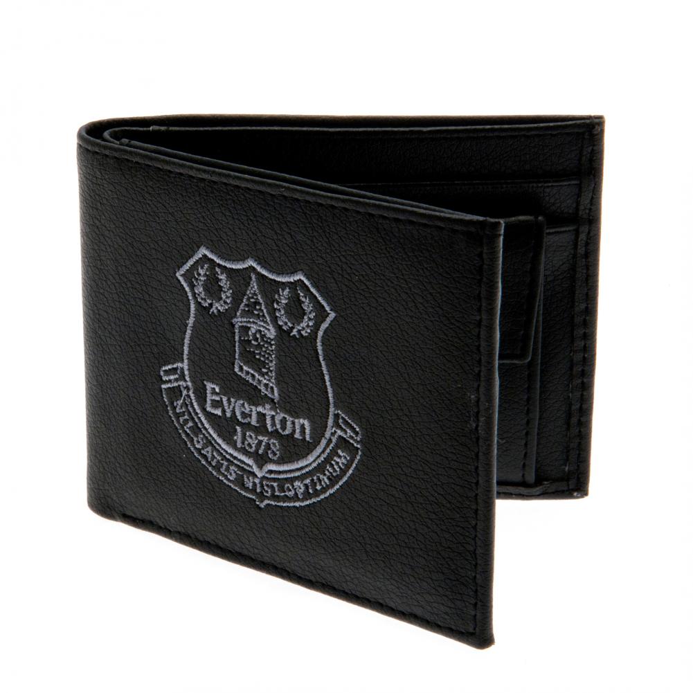 Everton FC Black Embroidered Wallet