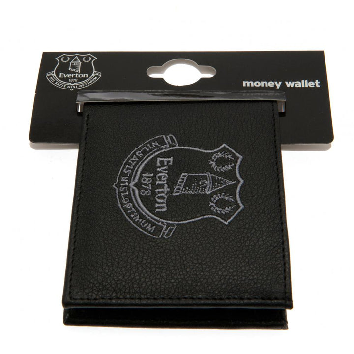 Everton FC Black Embroidered Wallet