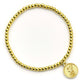 Liverpool FC Gold Finish Bead Bracelet