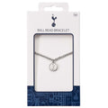 Tottenham Hotspur FC Silver Finish Bead Bracelet, alternate view