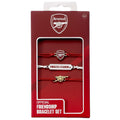 Arsenal FC Friendship Bracelet Set, side angle