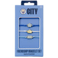 Manchester City FC Friendship Bracelet Set, side angle