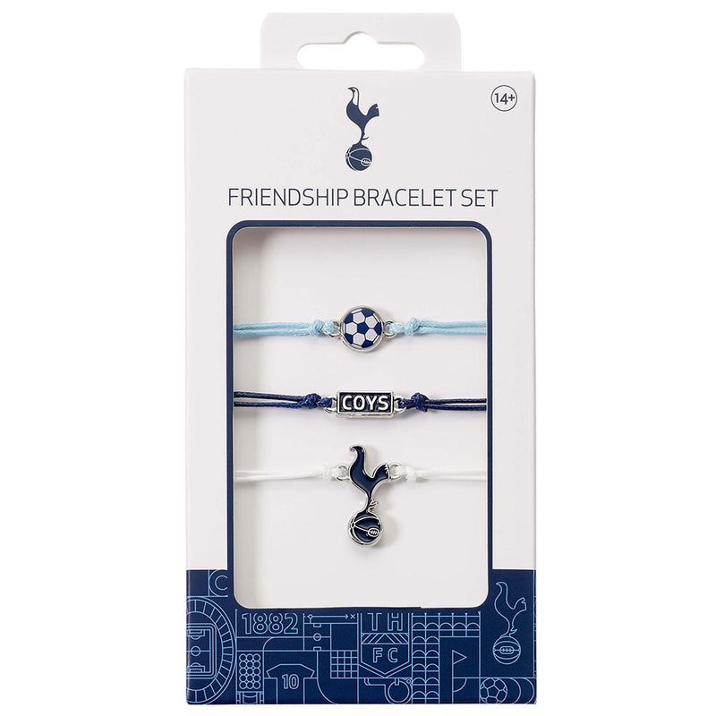 Tottenham Hotspur FC Friendship Bracelet Set, side angle