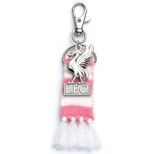 Liverpool FC Pink Bar Scarf Bag Charm, alternate view